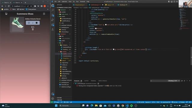 Build a REACT JS & NODE JS E-commerce website from scratch | Tailwind CSS | Part 1 смотреть онлайн