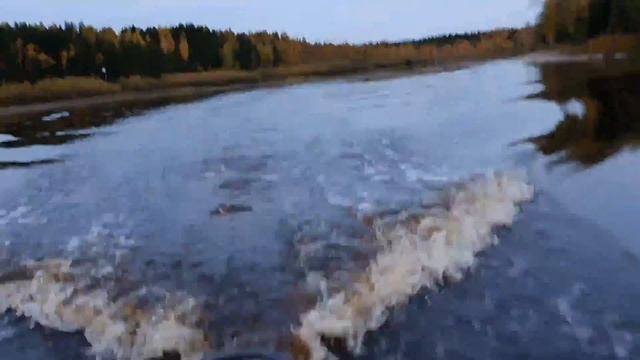 Рыбалка на спининг на лодке флагман 3300 U на реке Конда смотреть онлайн