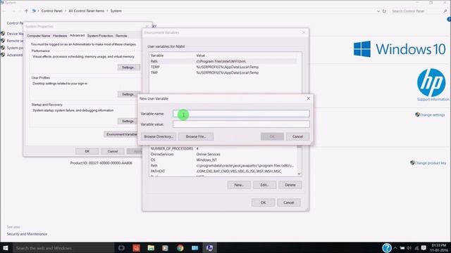 How to fix - Java is not recognized as an internal or external command(Quick Fix)(Windows 10) смотреть онлайн