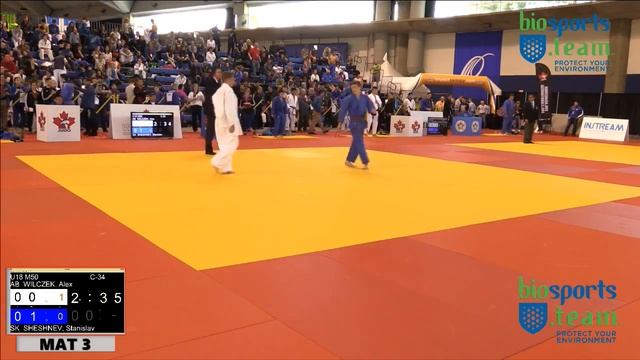 Бой Стаса №1 в U18 на 2017 National Judo Chamionships 1/8 финала смотреть онлайн