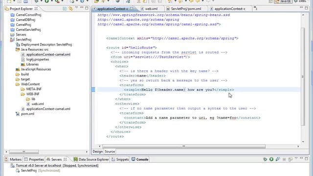 Apache Camel with Servlet смотреть онлайн