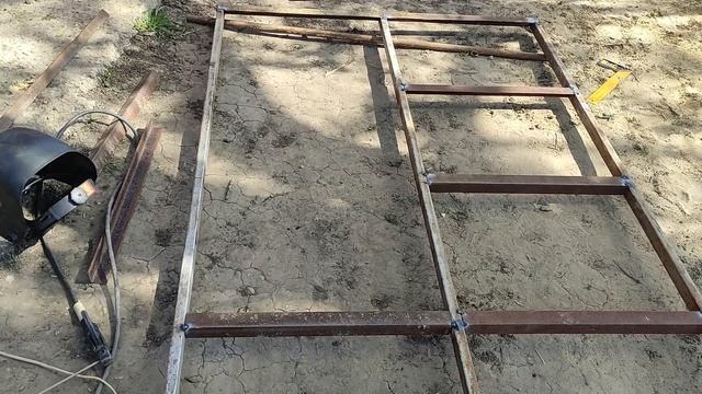 Прицеп для мотоблока, постройка днища кузова. смотреть онлайн