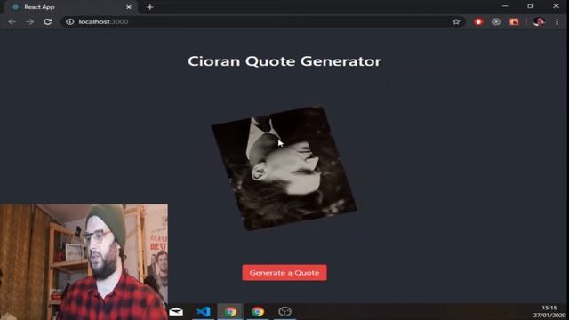 React Basics Tutorial - Random Quote Generator Part 1 (NPM and Layout) смотреть онлайн