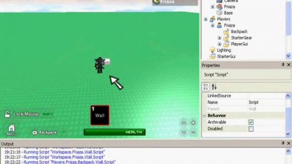 ROBLOX Lua Scripting Tutorial 2 .Activated