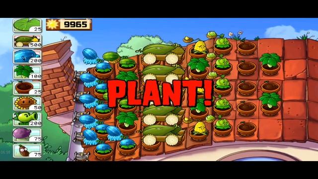 PVZ HACK *SURVIVAL ROOF COMBO VS ALL ZOMBIES* | Pvz Mini Games |Pvz Survival смотреть онлайн