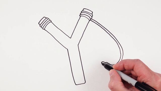 How to Draw Slingshot | Easy Drawing tutorial смотреть онлайн