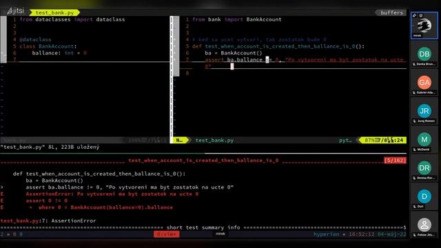 Základy testovania v jazyku Python s rámcom pytest (nie len) pre učiteľov - Namakaný webinár #39 смотреть онлайн