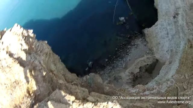 Прыжки (rope jumping) на мысе Фиолент 30.06.12 смотреть онлайн