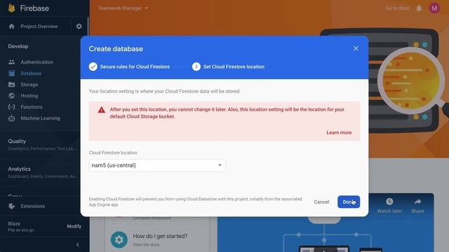 OCTA Teamwork - Enable Firebase Services смотреть онлайн