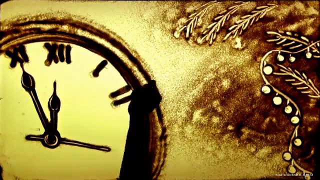 Merry Christmas and Happy New Year Sand Art / Sand Animation with Non Stop Songs смотреть онлайн