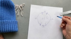 Убавки для модной макушки. Шапка резинкой 2 на 2