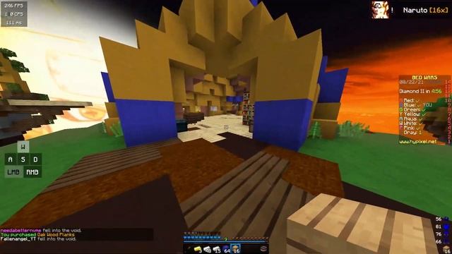 Naruto Uzumaki texture pack showcase | Minecraft Bedwars смотреть онлайн