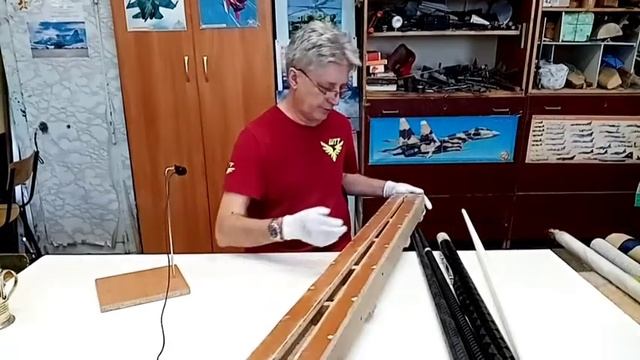 Изготовление матрицы для хвостовой балки планера класса F5J смотреть онлайн