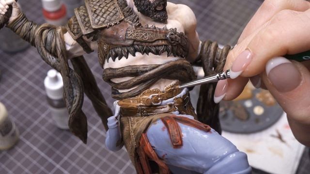 God of War Ragnarok Diorama 3D Print model смотреть онлайн