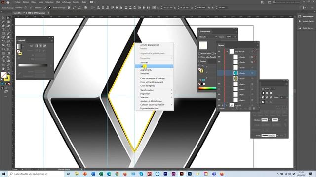 Illustrator - Logo Renault смотреть онлайн