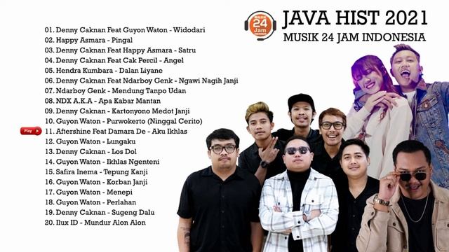 JAVA HITS 2021 (DENNY CAKNAN, HAPPY ASMARA, GUYONWATON, NDARBOY GENK, DLL) ? MUSIK 24 JAM INDONESIA смотреть онлайн