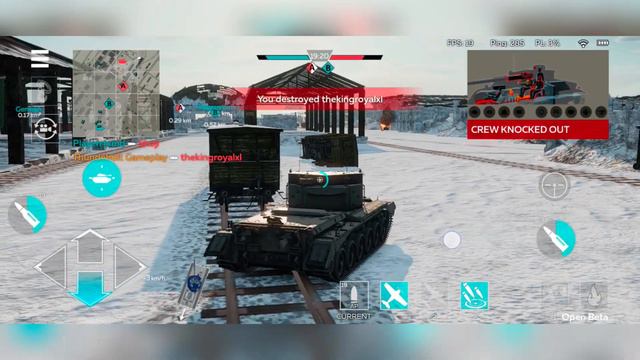 War Thunder Mobile : Tank Avenger Crazy British Tank Gameplay смотреть онлайн