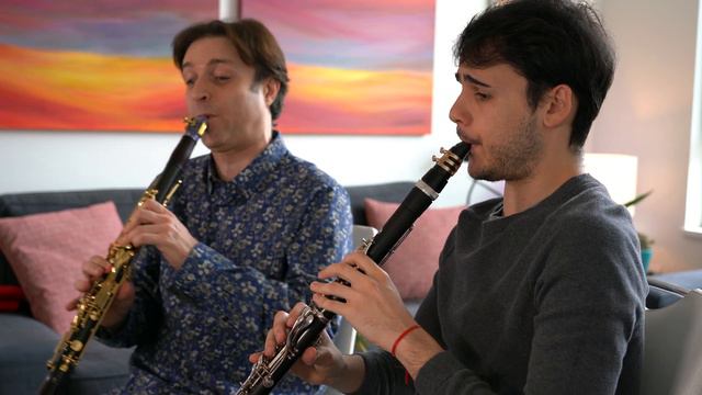Passacaglia by Handel/Halvorsen. Jose Franch-Ballester & Bernardino Assunçao, clarinets. смотреть онлайн