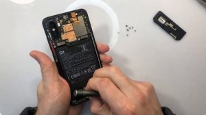 Xiaomi Mi 8 - Замена Аккумулятора Разборка