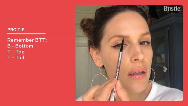 EASIEST BROW TUTORIAL You Can Do In Just 5 MINUTES | Bustle смотреть онлайн