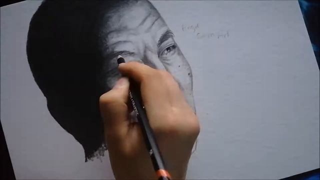 Dalai Lama - speed drawing - Artist Angie Sayn Art смотреть онлайн