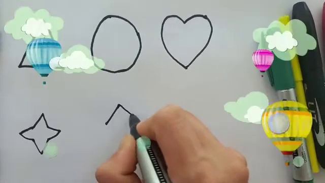 Рисование фигур для детей / drawing shapes for children / Bolalar uchun shakllar rasmini chizish смотреть онлайн