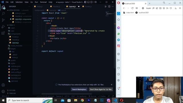 Create A Table In Next.js | How To Build Table Using Next.js For Beginners Tutorial смотреть онлайн