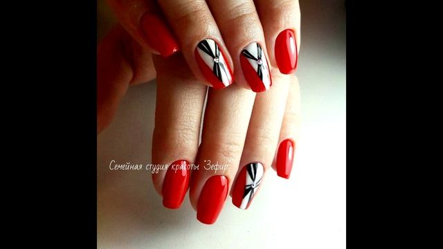 Дизайн красный с черным ? ИДЕИ МАНИКЮРА ? ДИЗАЙН НОГТЕЙ ??? смотреть онлайн