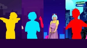 D Billions my name is chiki chiki chiki chiki Battle Dance with Friends meme Super Girld & Boys