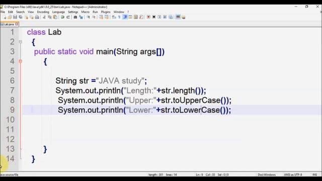 String predefined method in JAVA ~Lecture-1 смотреть онлайн