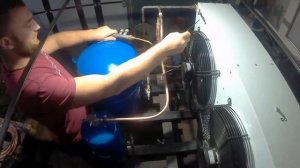 Сборка холодильного агрегата.