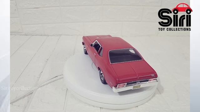 1970 Chevrolet Nova SS Coupe 1: 18 Scale Model Maisto | Scale Model Car Collection смотреть онлайн