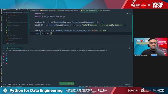 Meetup idBigData #30 - Zamzam Badruzaman | Python for Data Engineering смотреть онлайн