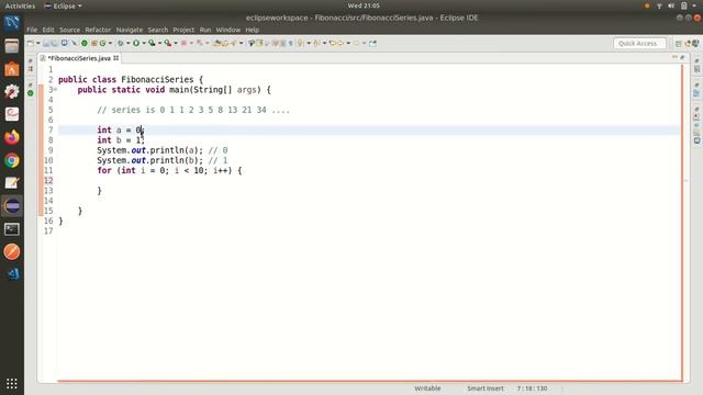 Fibonacci Series In Java /Most Asked Interview Question смотреть онлайн