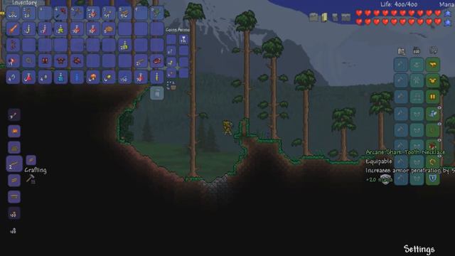 Terraria 1.3 Equipables Guide!: SHARK TOOTH NECKLACE! смотреть онлайн