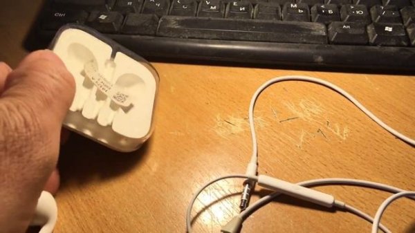 Купил, Наушники Apple EarPods (3.5 мм) как определить оригинал ?