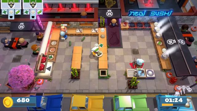 Overcooked 2: All You Can Eat - 1-3  ( 3 Player Co-op)
