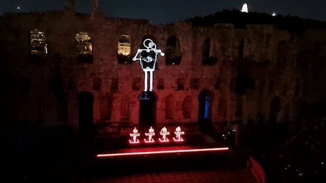 Kraftwerk - The Robots Live at The Acropolis, Athens Odeon of Herodes Atticus 16.07.2023 смотреть онлайн