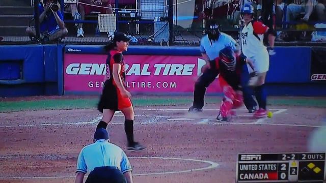 USA Softball: Gibson & Chavanne Lead U.S. Past Canada, 7-0 (6) - July 11, 2013 смотреть онлайн