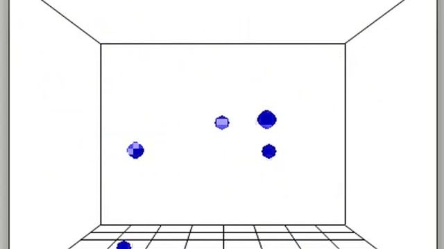 Pygame physics simulation in 3D смотреть онлайн