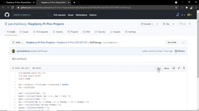 Raspberry Pi Pico and DS1307 Real Time Clock смотреть онлайн