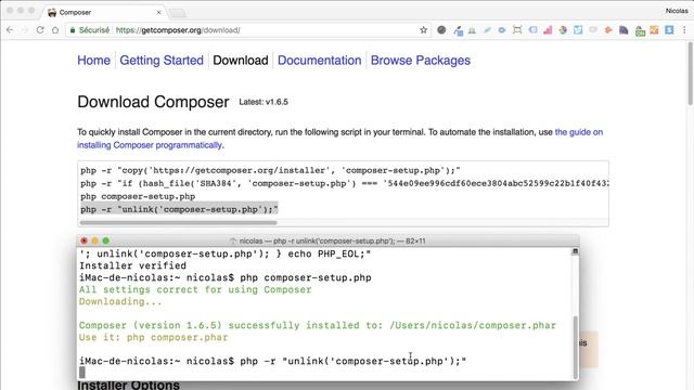 Comment installer Composer, le gestionnaire de dépendances PHP, sur MAC ? смотреть онлайн