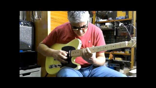 Homemade Telecaster Lemon color * Audio tests feb 2018* смотреть онлайн
