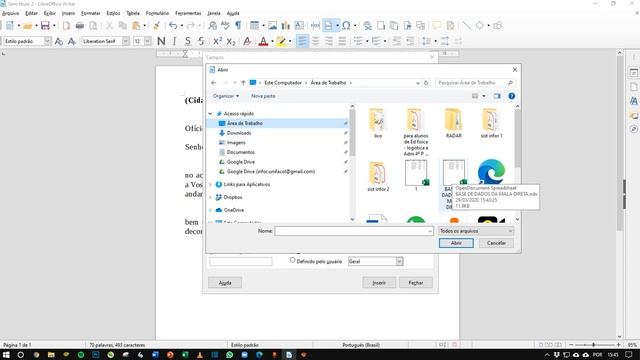 RESUMÃO EXCEL (AULA 01) - MALA DIRETA - LIBRE OFFICE смотреть онлайн