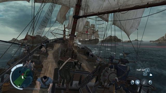 "Assassin's Creed 3" walkthrough (100% synchronization), Hidden Secret [DLC]: Sinking a Secret смотреть онлайн