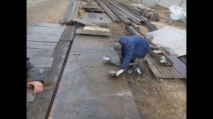 Быстрая резка металлического листа толщиной  8 мм. БОЛГАРКОЙ