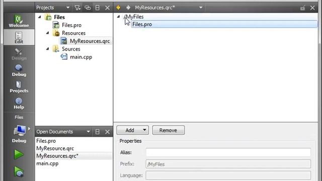 C++ Qt 13 Resource Files смотреть онлайн