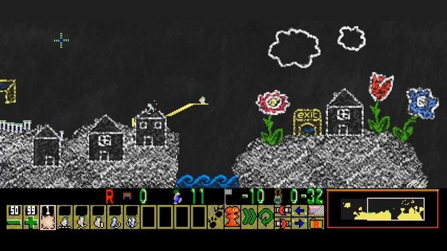 Lemmings custom - "Back to the drawing board" by tan x dx ( Neolemmix ) смотреть онлайн