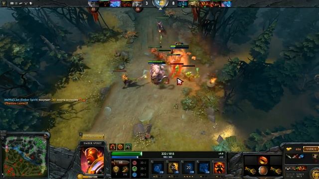 Гайд на Ember Spirit №2 (Hard line) смотреть онлайн