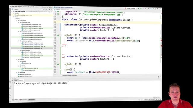 Angular7+ using REST API 2018 | S5P25 | Form for Update Component смотреть онлайн